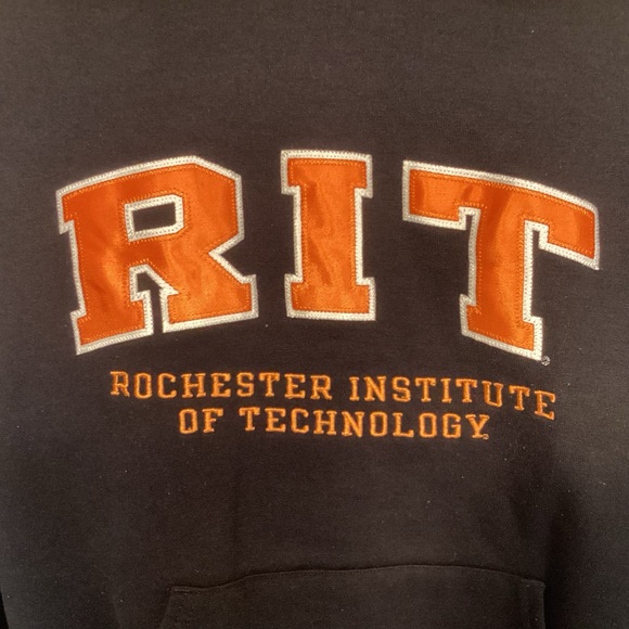 Rochester Institute of Technology RIT Hoodie Men’s size Small Champion - Picture 2 of 11